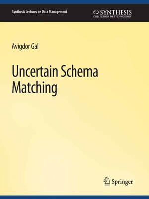 cover image of Uncertain Schema Matching